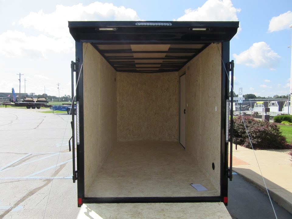 New 2026 ITI Cargo 6 x 12 KY-DX7212-030 Cargo / Enclosed Trailer 3K / Black Trim / Rear Flare