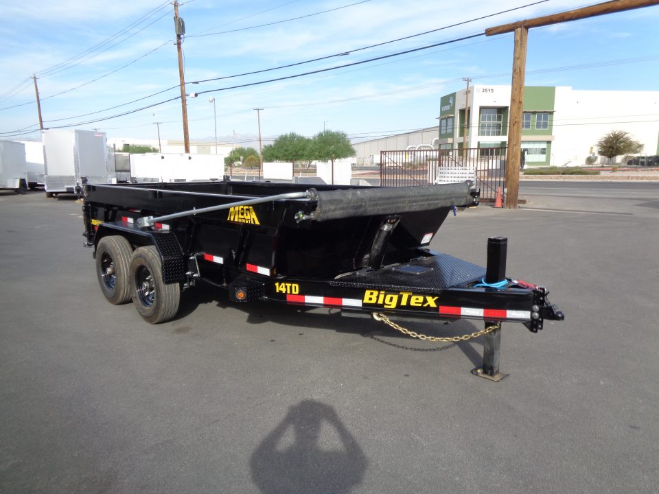 New 2027 Big Tex Trailers * 14TD-14 * 14Ft Heavy Duty Telescopic 15.4k Dump Trailer w/ X-Series Package *On Order*