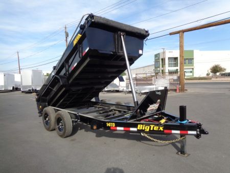 New 2027 Big Tex Trailers * 14TD-14 * 14Ft Heavy Duty Telescopic 15.4k Dump Trailer w/ X-Series Package *On Order*