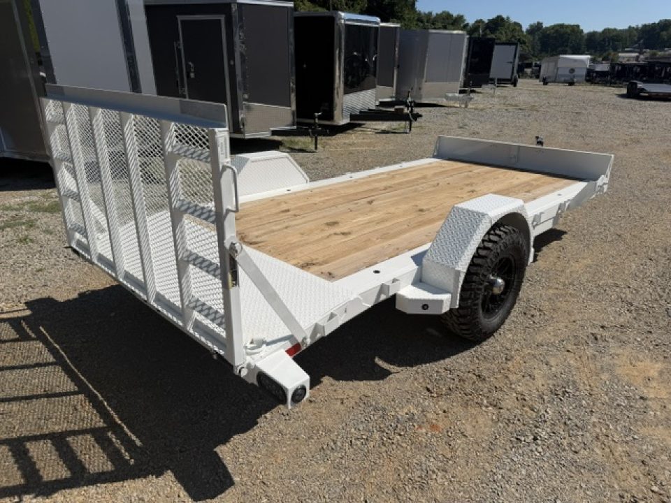 New Load Trail Utility 77x14 SA SXS 5.2K- White