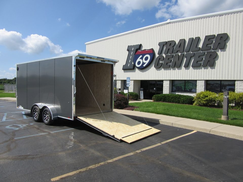 New 2026 Impact Trailers 7 x 16 KI-DX8416-070 Cargo / Enclosed Trailer 7K / Rear Flare / D-Rings