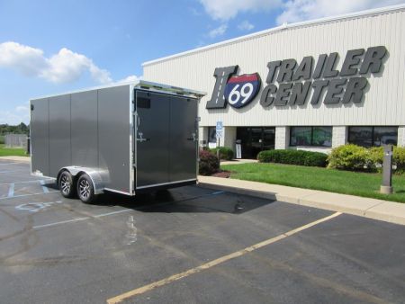 New 2026 Impact Trailers 7 x 16 KI-DX8416-070 Cargo / Enclosed Trailer 7K / Rear Flare / D-Rings