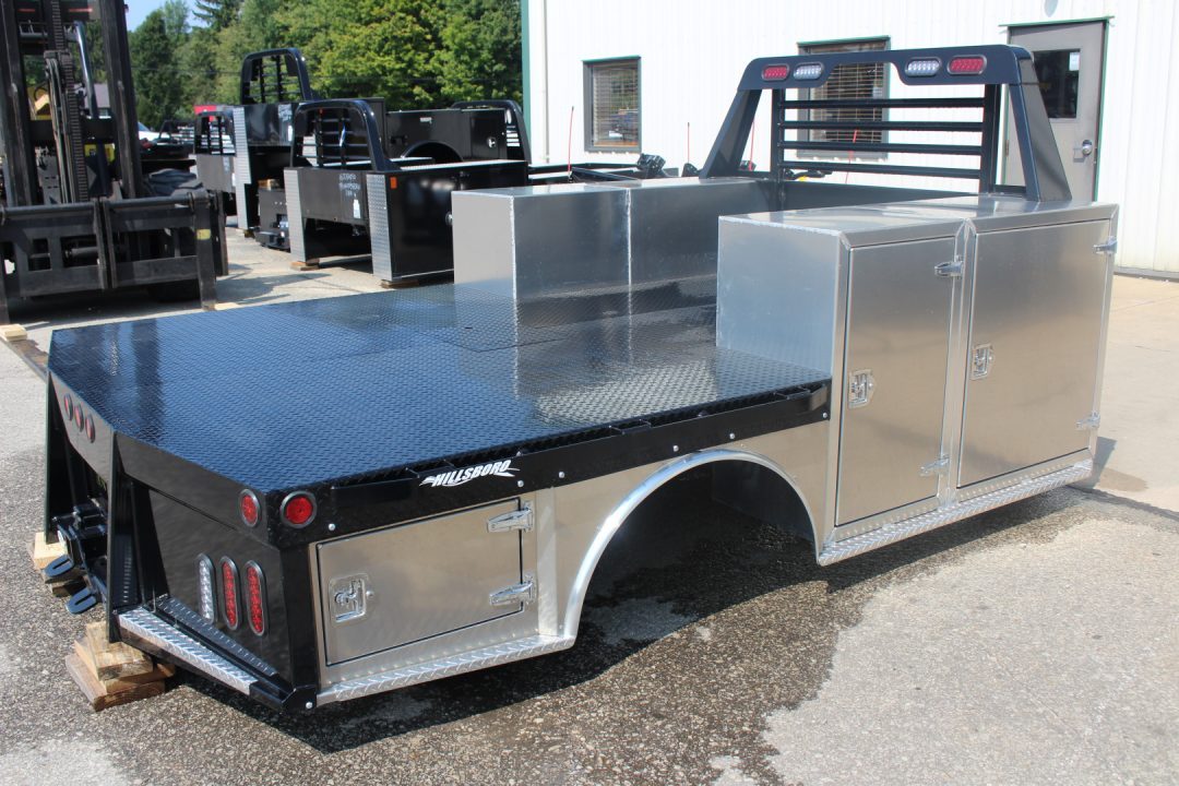 New 2027 Hillsboro TX500 Series Hybrid Steel/Aluminum Truck Bed 8' x 11.4' Truck Bed - 84" CA