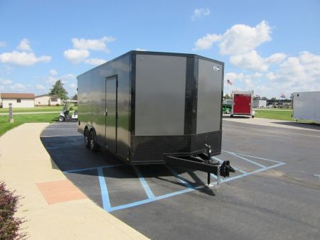 New 2026 ITI Cargo 8.5 x 20 KY-DX10220-100 Car / Racing Trailer 10K / Black Trim / Rear Flare