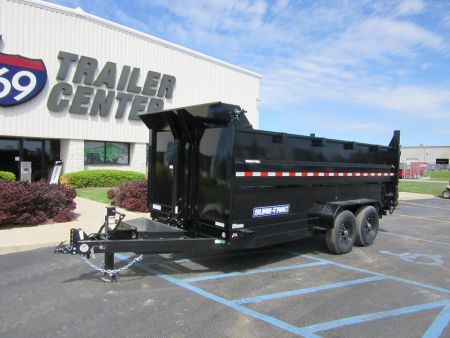 New 2026 Sure-Trac 7 x 16 ST-HTDU48216-140 Telescopic Dump Trailer 14K / 4-Foot Sides