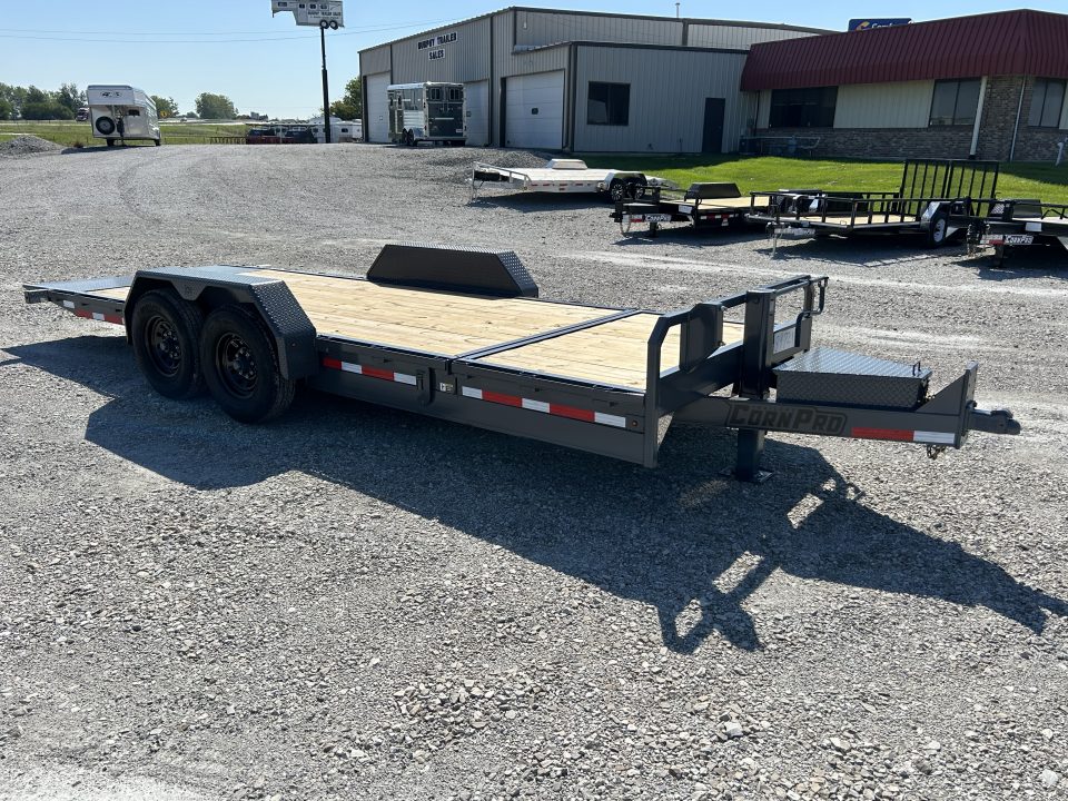 New 2027 CornPro 21' Split Deck Tilt Equipment Trailer