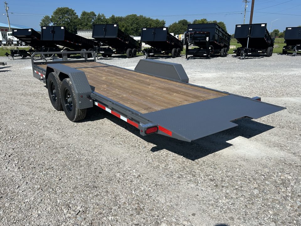 New 2027 CornPro 21' Split Deck Tilt Equipment Trailer