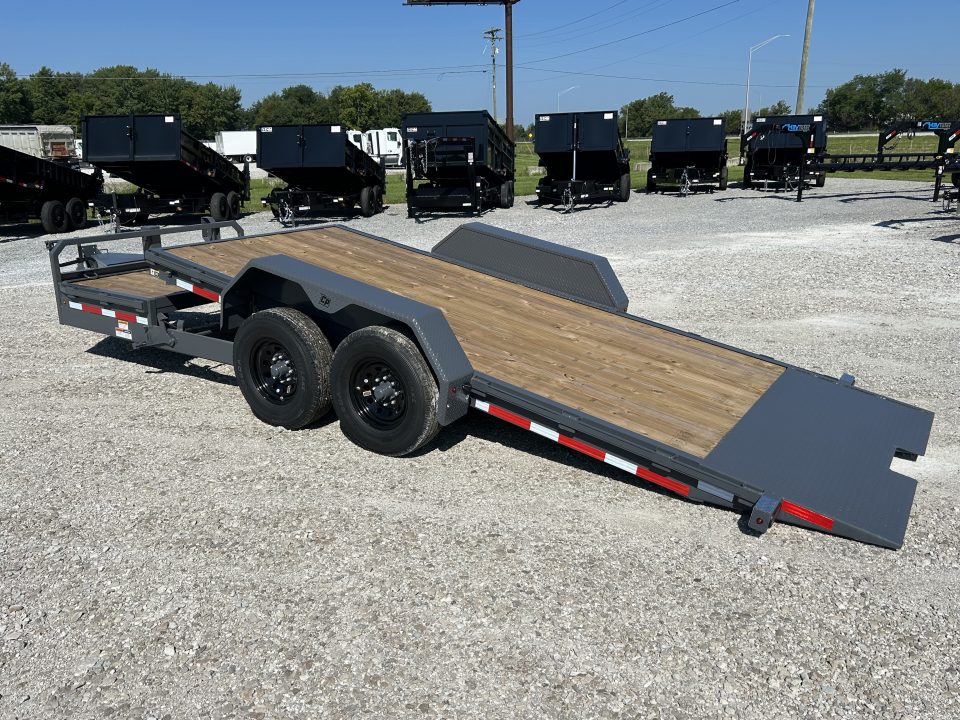 New 2027 CornPro 21' Split Deck Tilt Equipment Trailer