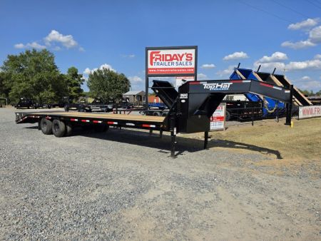New 2027 Top Hat Trailers GN240 LO PROFILE 32' x 102  Equipment Trailer