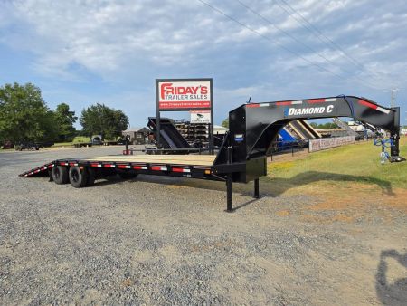 New 2027 Diamond C Trailers FMAX210 32' x 102  Hydraulic Dovetail Equipment Trailer