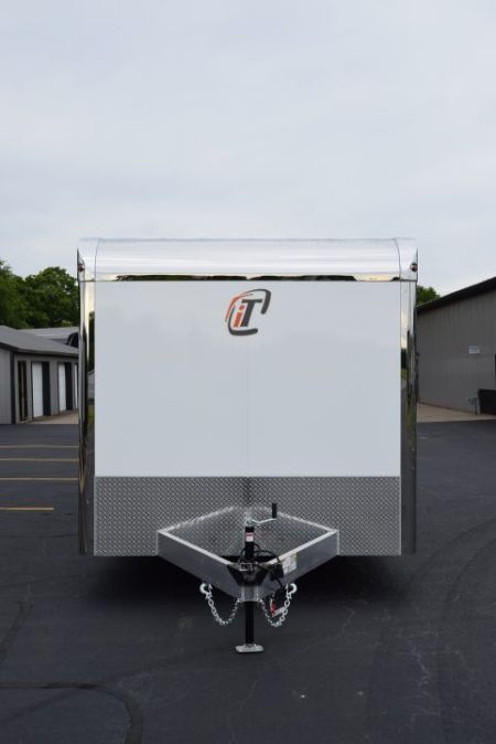 New INTECH 8.5x24 LITE SERIES ALL ALUMINUM CAR HAULER W/ Full Escape Door