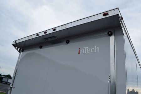 New INTECH 8.5x24 LITE SERIES ALL ALUMINUM CAR HAULER W/ Full Escape Door