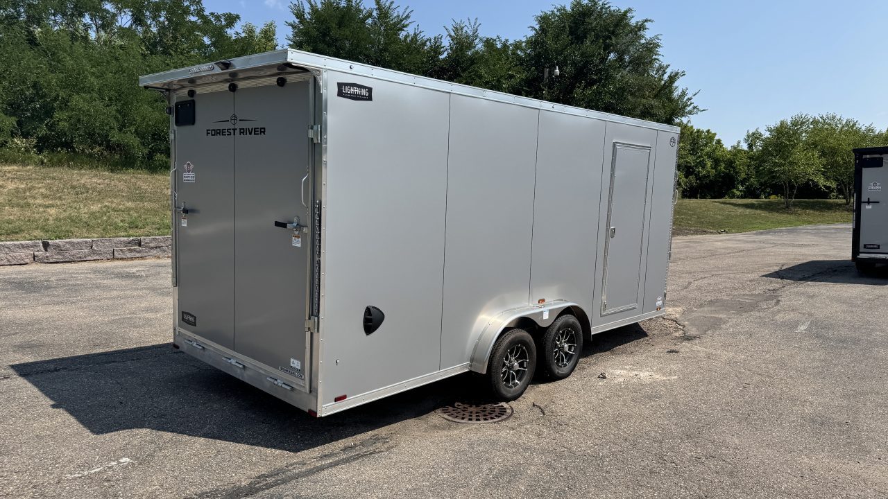 New 2027 Lightning Trailers 7.5x23 Snowmobile Trailer