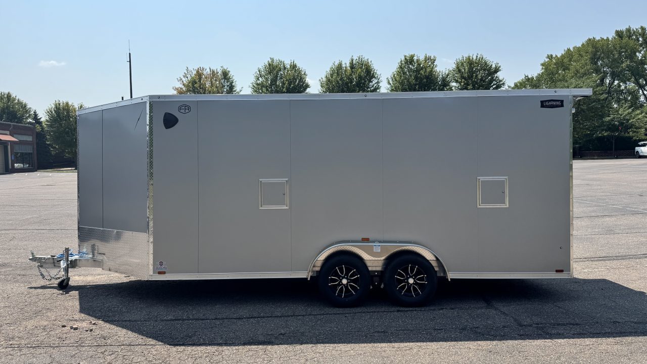 New 2027 Lightning Trailers 7.5x23 Snowmobile Trailer