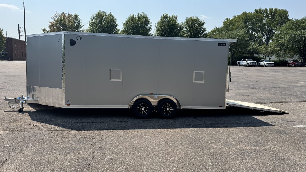 New 2027 Lightning Trailers 7.5x23 Snowmobile Trailer