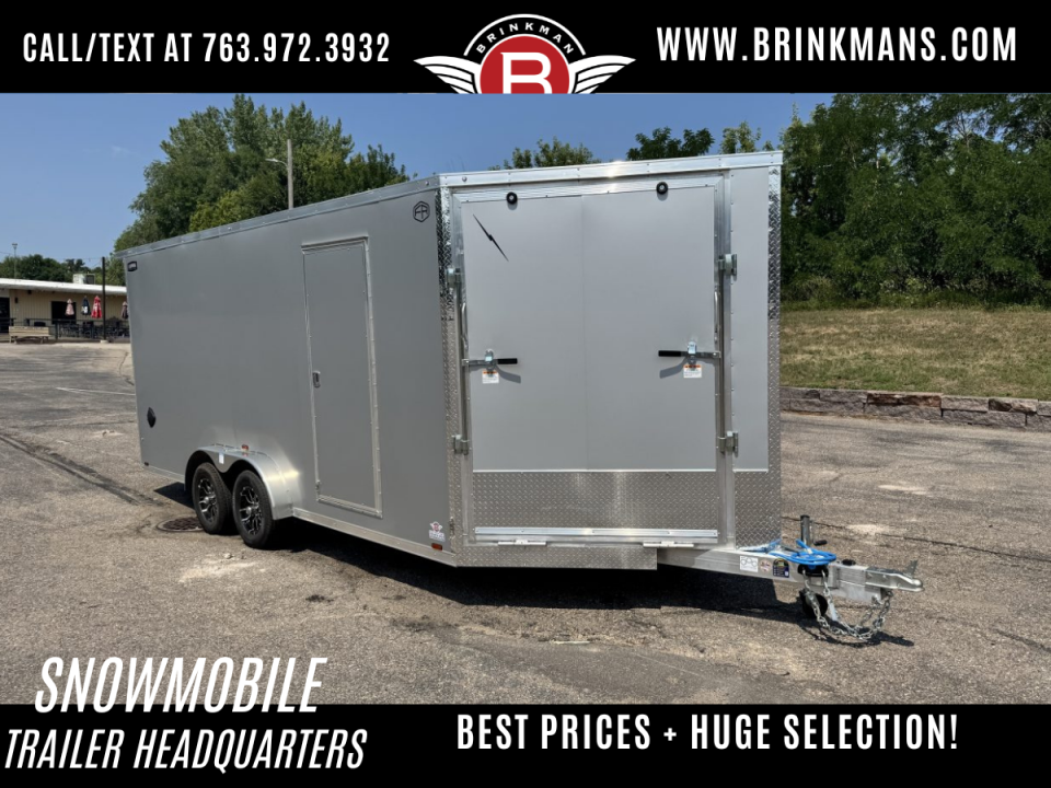 New 2027 Lightning Trailers 7.5x23 Snowmobile Trailer