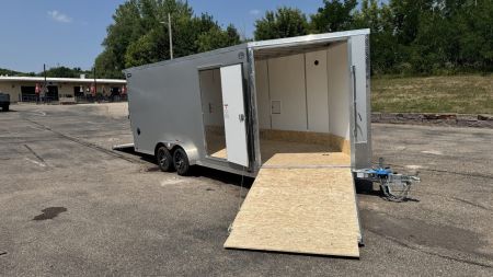 New 2027 Lightning Trailers 7.5x23 Snowmobile Trailer