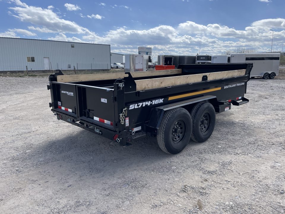 New 2026 Southland 7x14 16k Dump Trailer