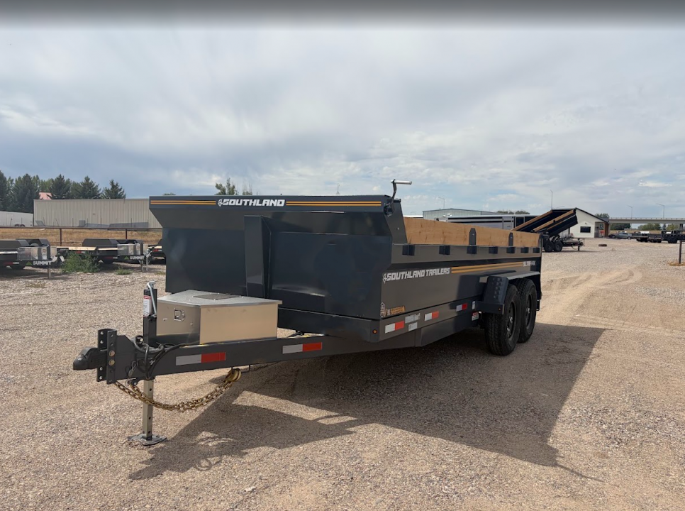 New 2026 Southland 7x16 14k Dump Trailer