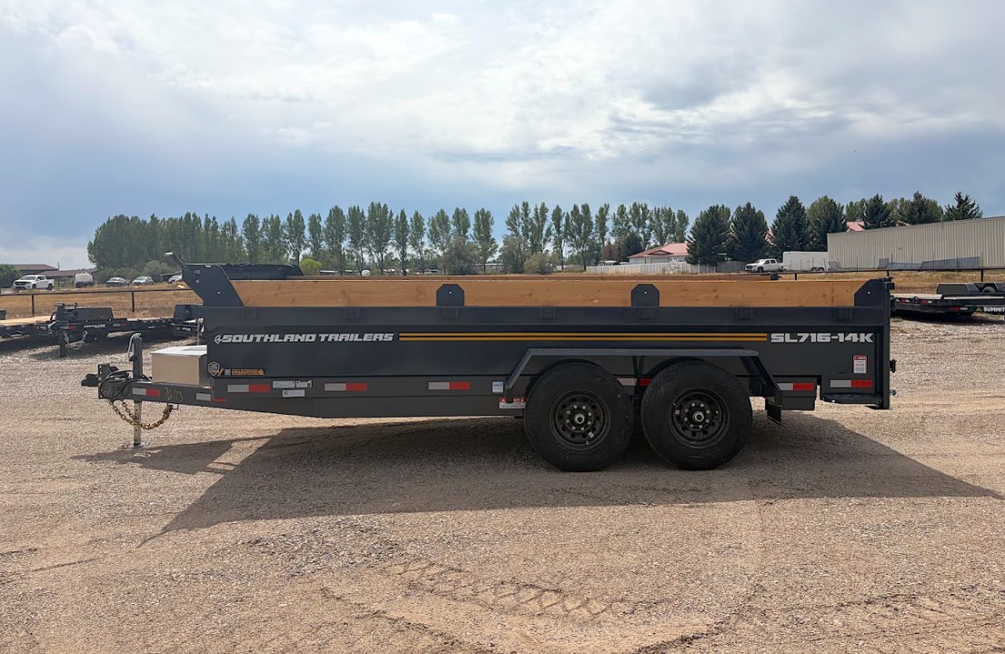 New 2026 Southland 7x16 14k Dump Trailer