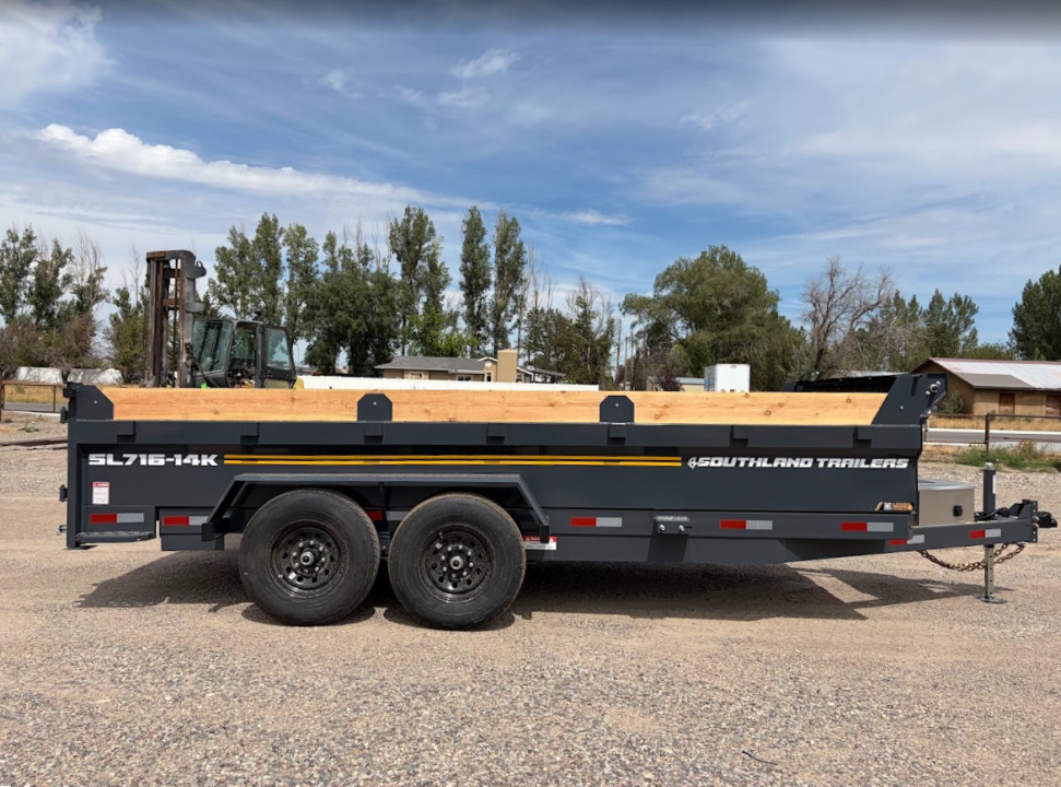 New 2026 Southland 7x16 14k Dump Trailer