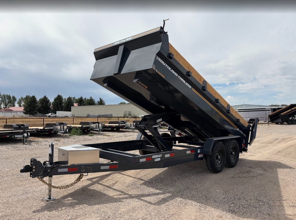 New 2026 Southland 7x16 14k Dump Trailer