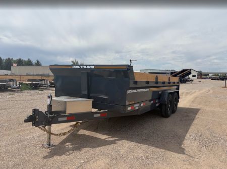 New 2026 Southland 7x16 14k Dump Trailer