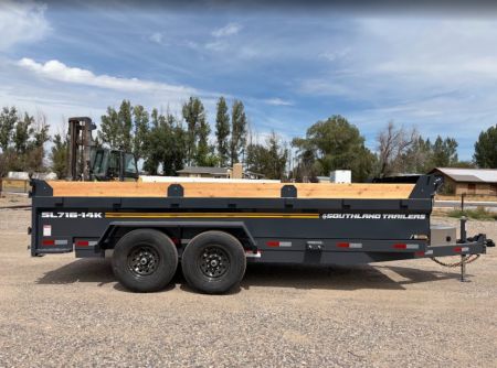 New 2026 Southland 7x16 14k Dump Trailer