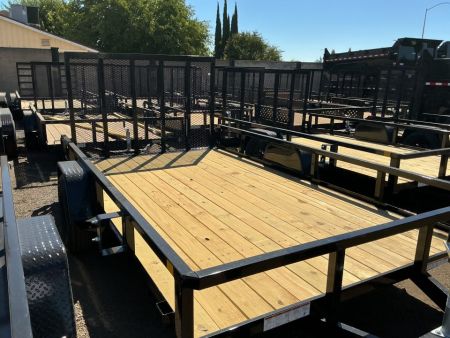 New 2027 Sure-Trac 7 x 12 Tube Top 3K Utility Trailer