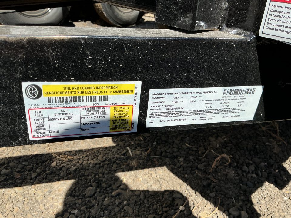 New 2027 Sure-Trac 5x8 Tube Top Utility 3K Utility Trailer