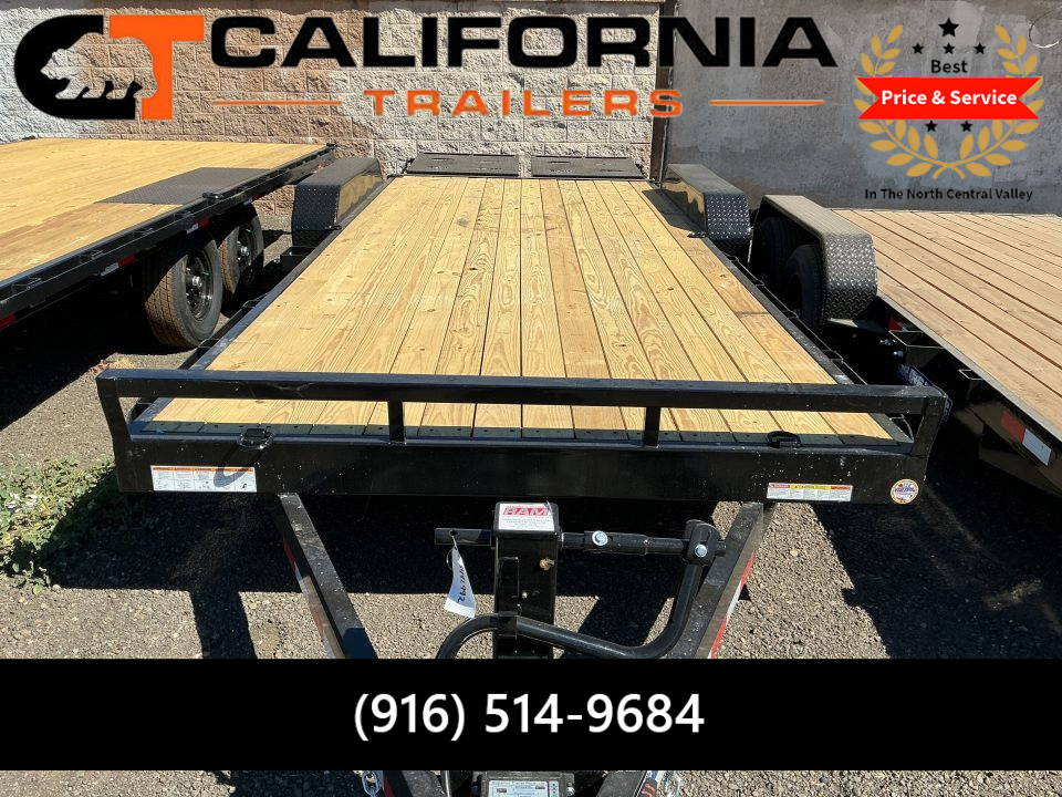 New 2026 Sure-Trac 7x20 (17+3) Universal Ramp Equipment 14K Equipment Trailer