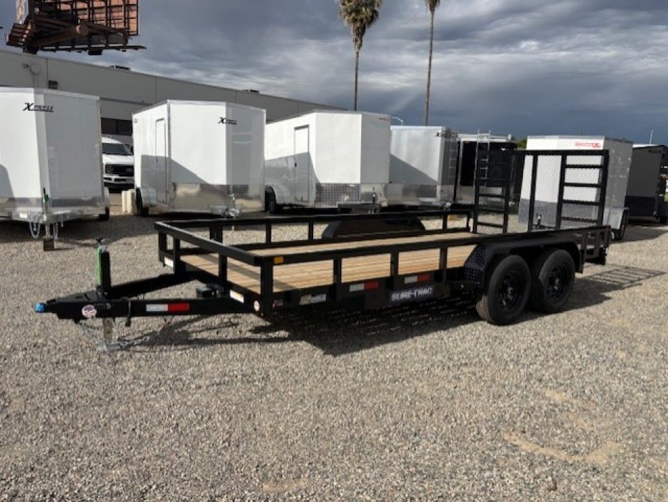 New 2026 Sure-Trac 7x16 Tube Top Utility 10K Utility Trailer