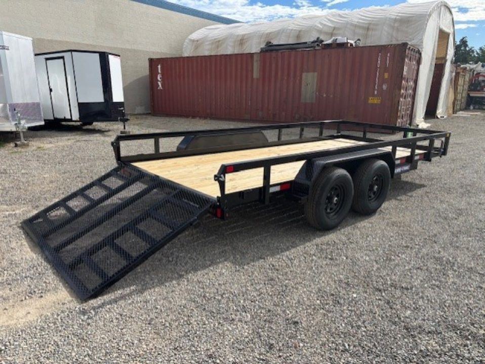 New 2026 Sure-Trac 7x16 Tube Top Utility 10K Utility Trailer