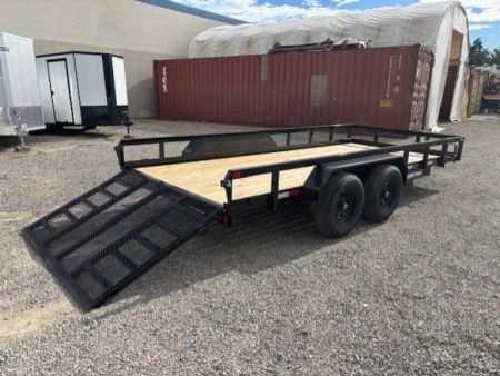 New 2026 Sure-Trac 7x16 Tube Top Utility 10K Utility Trailer