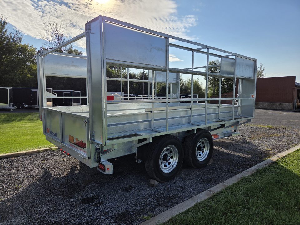 New 2027 K-Trail 6'x12' Galvanized Scaffolding Trailer