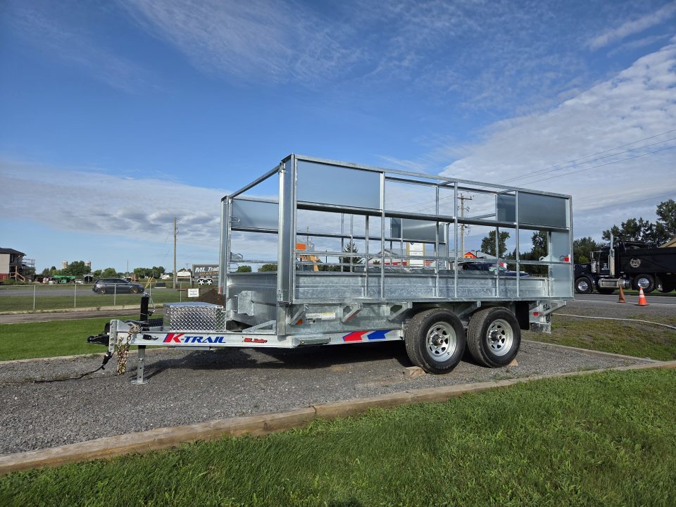 New 2027 K-Trail 6'x12' Galvanized Scaffolding Trailer