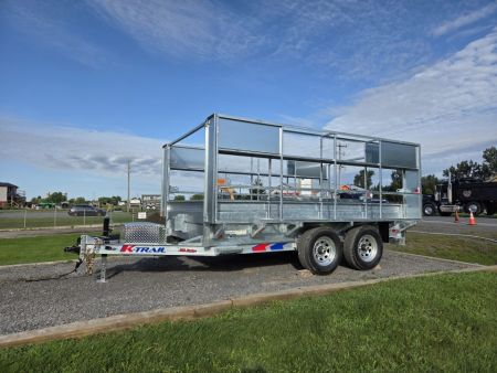 New 2027 K-Trail 6'x12' Galvanized Scaffolding Trailer