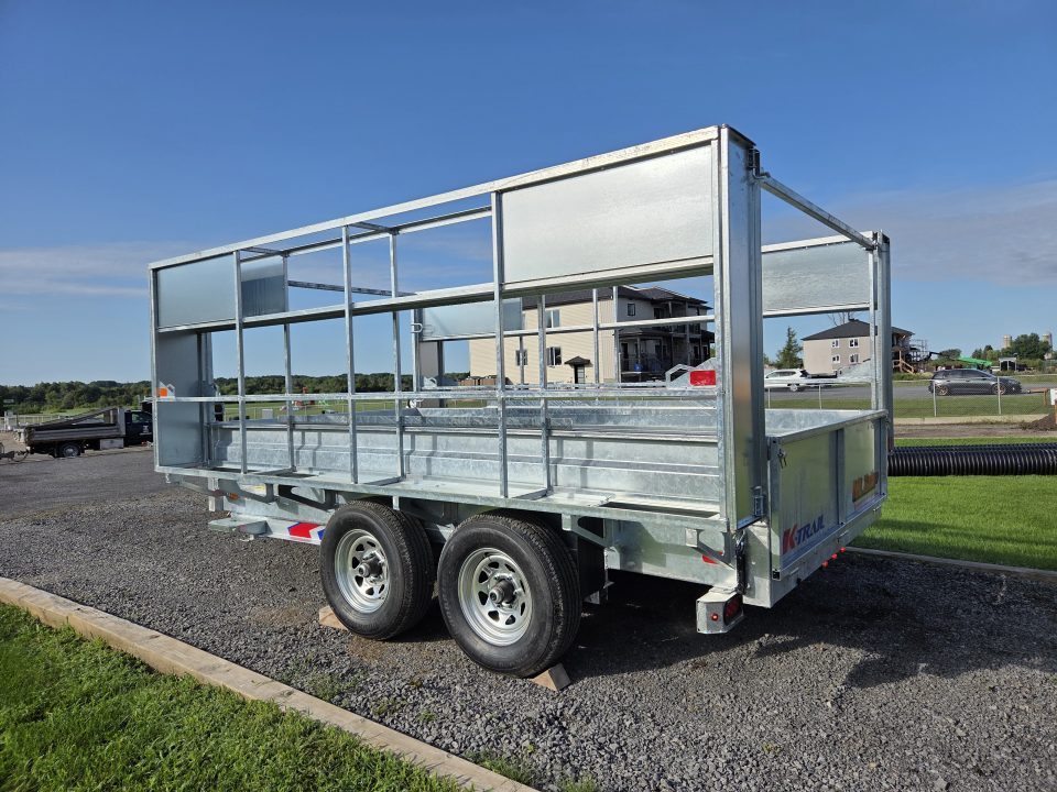 New 2027 K-Trail 6'x12' Galvanized Scaffolding Trailer