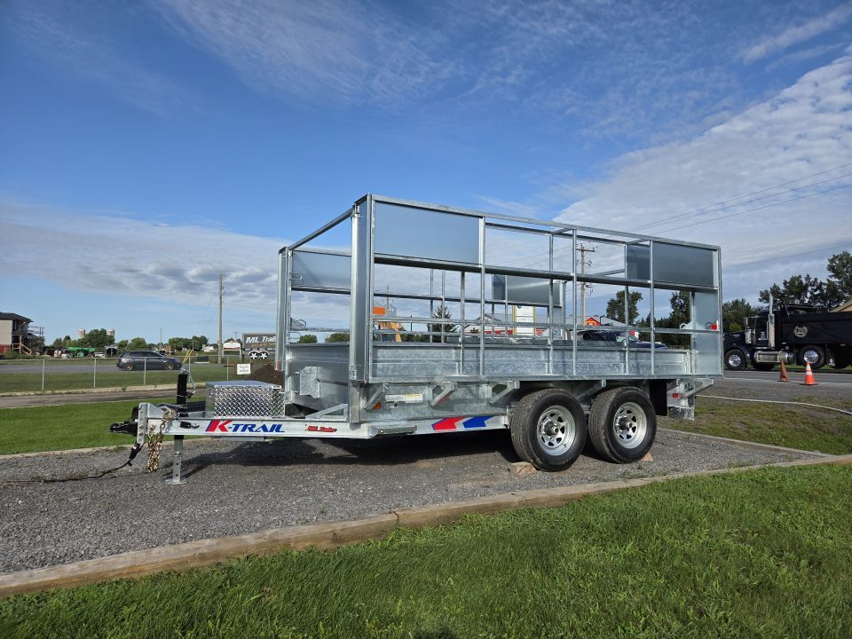 New 2027 K-Trail 6'x12' Galvanized Scaffolding Trailer
