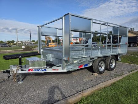 New 2027 K-Trail 6'x12' Galvanized Scaffolding Trailer