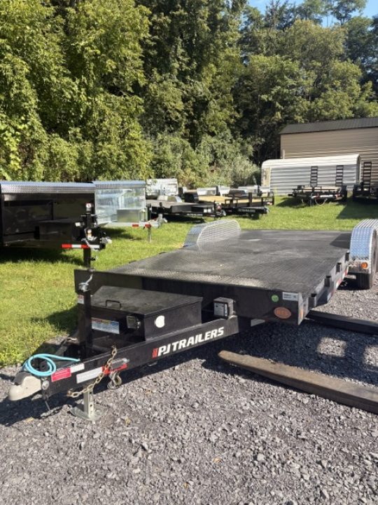 New 2027 PJ Trailers 18" Steel Deck Car Hauler