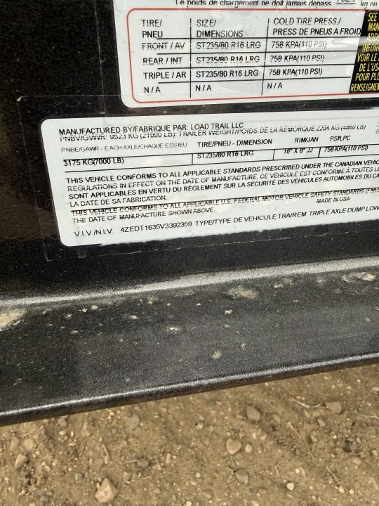 New 2027 Load Trail DL8316073SS Dump Trailer