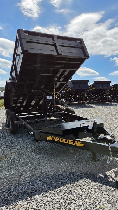 New 2027 Pequea Trailers C2500 14' Dump Trailer