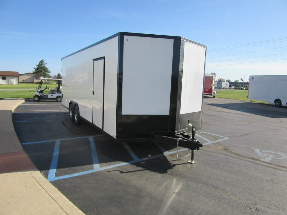New 2026 Cargo Express 8.5 x 24 KE-DXC10224-100 Car / Racing Trailer 10K / Black Trim / Rear Flare