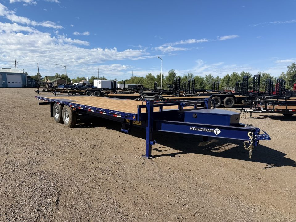 New 2026 Diamond T 8.5-24 Deckover TILT Equipment Hauler 15K GVWR