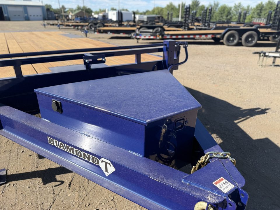 New 2026 Diamond T 8.5-24 Deckover TILT Equipment Hauler 15K GVWR