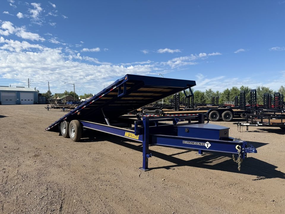 New 2026 Diamond T 8.5-24 Deckover TILT Equipment Hauler 15K GVWR