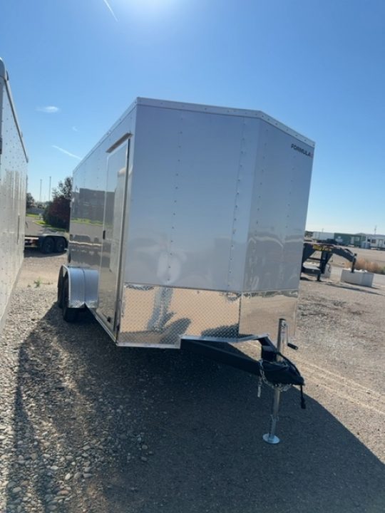 New 2027 Formula Trailers 7X16 TRAVERSE FLAT TOP VNOSE 7K