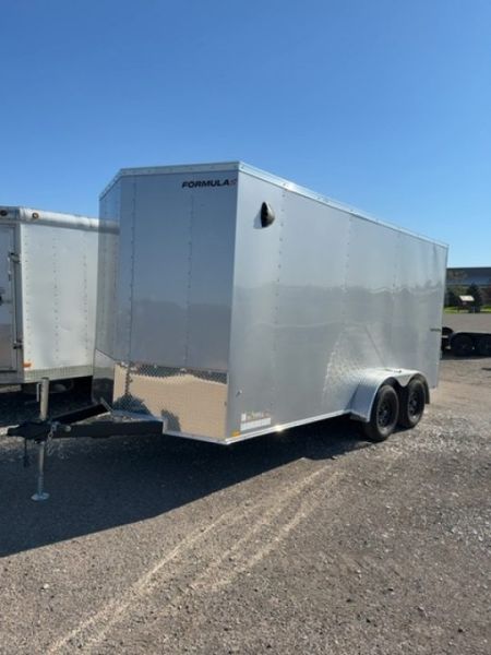 New 2027 Formula Trailers 7X16 TRAVERSE FLAT TOP VNOSE 7K