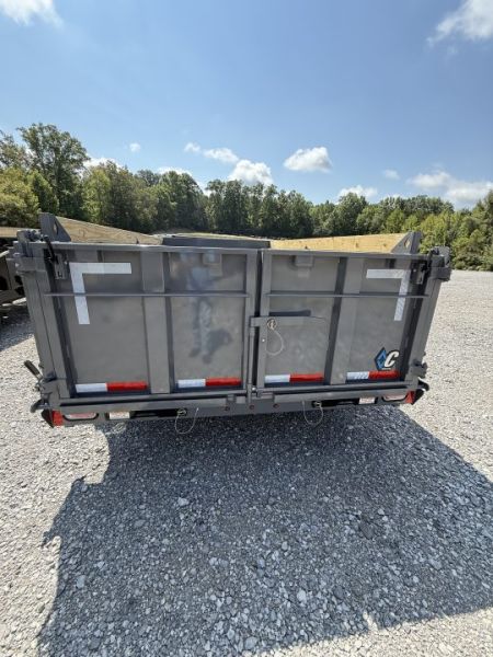 New 2027 Diamond C LPT 207 14’ Dump Trailer, HYD JACK, BOARD BRACKETS, 32” SIDES